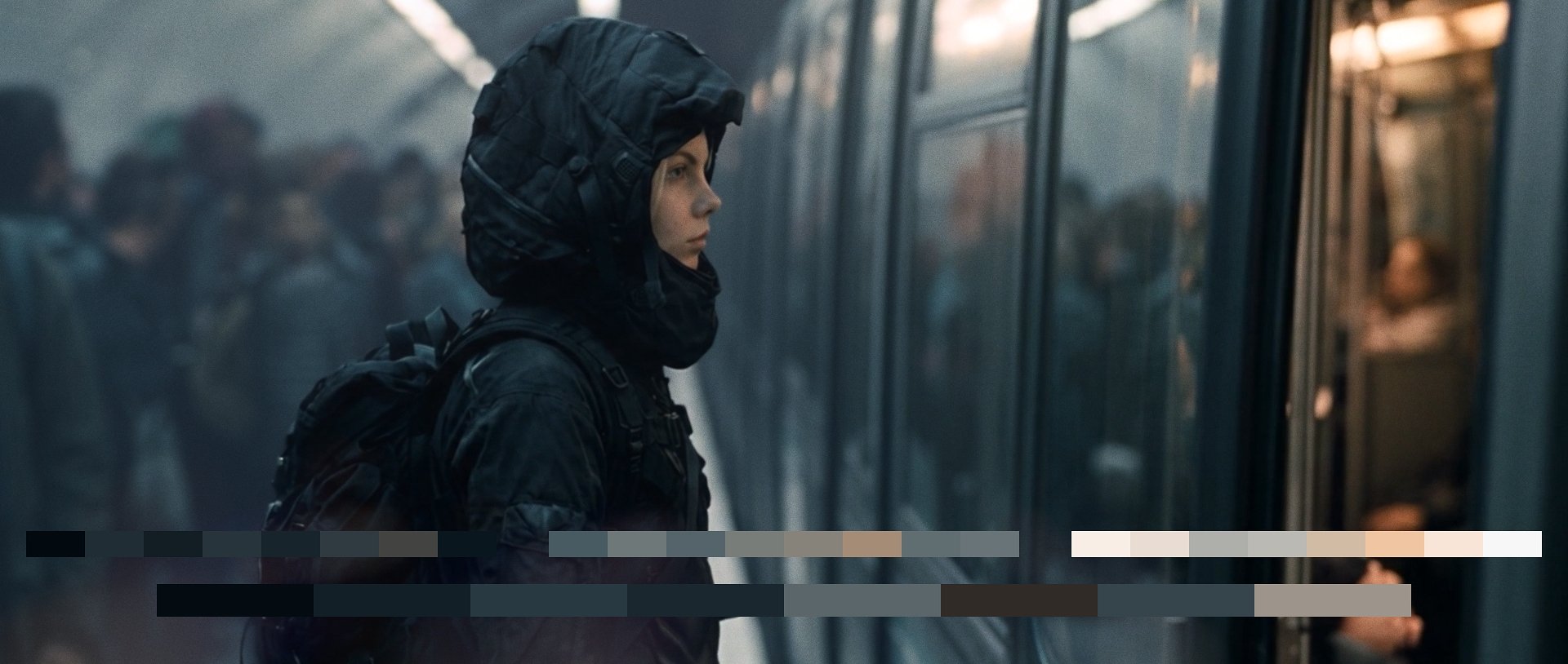Silhouette de mode futuriste issue du teaser ARCHIVE Δ