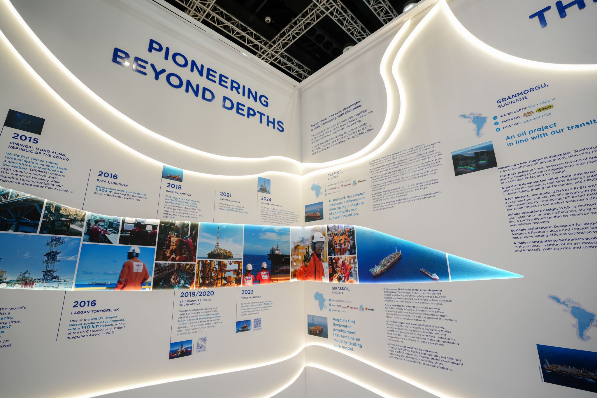 Stand TotalEnergies Deep Offshore présenté en Asie